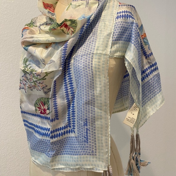 Johnny Was Silk Scarf - Picture 2 of 5